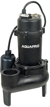 People recommend "AQUAPRO 1/2 HP Cast Iron Sewage Pump with Tethered Float Switch"