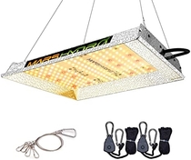 People recommend "MARS HYDRO TS 600W LED Grow Light 2x2 ft Sunlike Full Spectrum Led Grow Lamp Plants Growing Lights for Hydroponic Indoor Seeding Veg and Bloom Greenhouse Growing Light Fixtures Four for 4x4 Coverager"