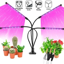 People recommend "LED Grow Lights for Indoor Plants, JUEYINGBAILI 80W Full Spectrum Plant Lights with Auto ON/Off 3/9/12H Timer, 9 Dimmable Brightness for Indoor Succulent Plants Growth"