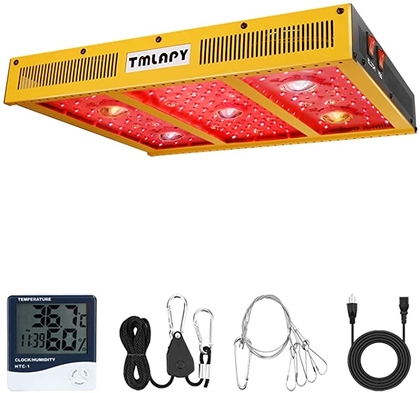 People recommend "Tmlapy COB LED Grow Light 2500W – Full Spectrum Reflector Series LED Grow Light with Veg and Bloom Switch for Hydroponic Greenhouse Indoor Plants Veg and Flower(Actual Power 530watt) "