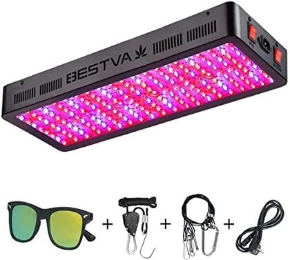 People recommend "BESTVA DC Series 2000W LED Grow Light Full Spectrum Grow Lamp for Greenhouse Hydroponic Indoor Plants Veg and Flower"