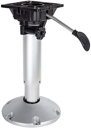 People recommend "Oceansouth Shock Absorbing Adjustable Waverider Boat Seat Pedestal 20'' – 25''"