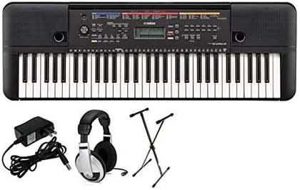 People recommend "Yamaha PSRE263 Portable Keyboard Package with SXKS Stand"