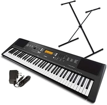 People recommend "Yamaha PSR-EW300 SA 76-Key Portable Keyboard Bundle With Stand And Power Supply"
