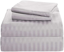 People recommend "MD Home Decore 5 PCs Split Bed Sheet Set - 100% Egyptian Cotton - 600 Thread Count - 16 Inch Deep Pocket of Fitted Sheet - Light Grey Stripe, Split King Size"