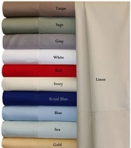 People recommend "Split-King: Adjustable King White Silky Soft bed sheets 100% Rayon from Bamboo Sheet Set"