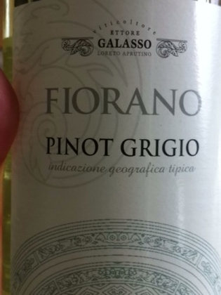 People recommend "Fiorano Fiorano Pinot Grigio 2014"
