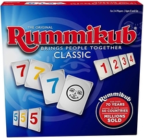 People recommend "Rummikub by Pressman - Classic Edition "