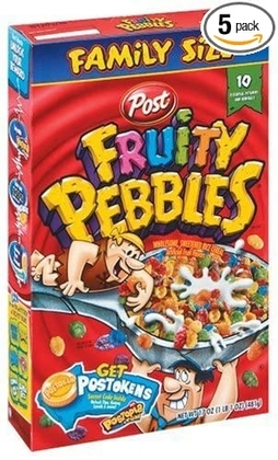 Люди рекомендуют "Сладкие хлопья Post Fruity Pebbles Cereal"