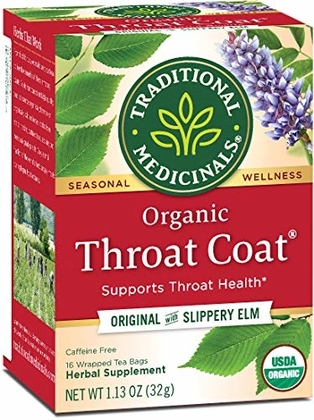 Люди рекомендують "Traditional Medicinals Organic Throat Coat Seasonal Tea"