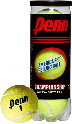 People recommend "Penn Championship Extra-Duty Felt Tennis Balls Can "