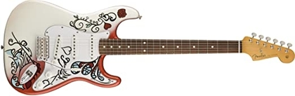 People recommend "Fender Limited Edition Jimi Hendrix Monterey Stratocaster Signature Electric Guitar"