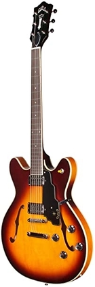 People recommend "Guild Starfire IV ST Maple Semi-Hollow Body Electric Guitar "