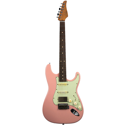 People recommend "Suhr Classic Shell Pink Mateus Asato"