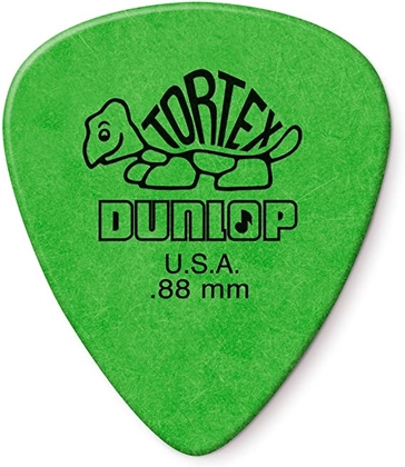 People recommend "Dunlop Tortex Standard .88mm Green Guitar Pick"