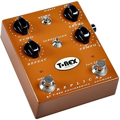 People recommend "T-Rex Engineering REPLICA Digital Delay Guitar Effects Pedal"