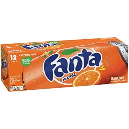 People recommend "Fanta Orange, 12 fl oz (pack of 12)"