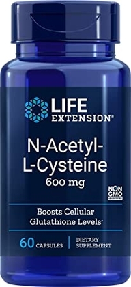 People recommend "Life Extension N-Acetyl-L-Cysteine 600mg, 60 Vegetarian Capsules"