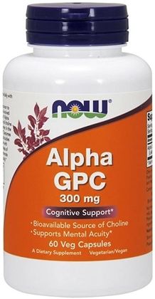 People recommend "NOW Supplements, Alpha GPC 300 mg with Bioavailable Source of Choline, 60 Veg Capsules"
