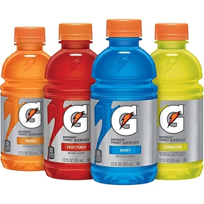People recommend "Gatorade Classic Thirst Quencher, Variety Pack, 12 Ounce Bottles (Pack of 24) "