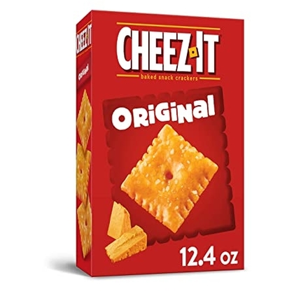 People recommend "Cheez-It Baked Snack Cheese Crackers, Original, 12.4 Oz Box"