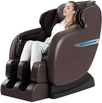 People recommend "Ugears Massage Chair, Zero Gravity Full Body Massage Chair, Shiatsu Massage Recliner with Bluetooth Heating Function Foot Roller LED Light, Brown"