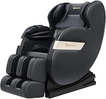 People recommend "Real Relax 2020 Massage Chair, Full Body Zero Gravity Shiatsu Recliner with Bluetooth and Led Light, Black"