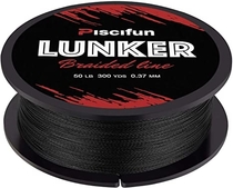 People recommend "Piscifun Lunker Braided Fishing Line Black 6lb 300yards "