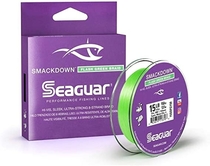 People recommend "Seaguar, Smackdown Line, 150 Yards, 15 lbs Tested.006" Diameter, Flash Green, Lb. Test: 15 "