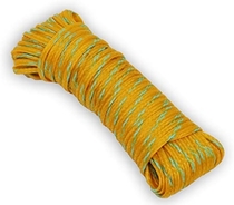 People recommend "Promar NE-100 Poly Crab Line, 100-Feet, 1/4-Inch Diameter, Yellow/Green : Crab Trap Line"