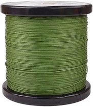 People recommend "HERCULES Super Cast 100M 109 Yards Braided Fishing Line 10 LB Test for Saltwater Freshwater PE Braid Fish Lines Superline 8 Strands - Army Green, 10LB (4.5KG), 0.12MM"