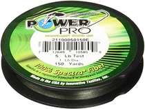 People recommend "POWER PRO 20Lb 1500 Yard Green 21100201500E"