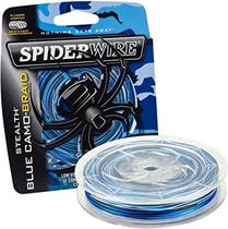 People recommend "SpiderWire Stealth Blue Camo Braid"