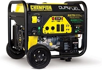 People recommend "Champion 7500-Watt Dual Fuel Portable Generator with Electric Start "