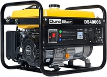 People recommend "DuroStar DS4000S 4000 Watt Portable Recoil Start Gas Fuel Generator "