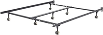 People recommend "Classic Brands 127006-1100 Heavy Duty Adjustable Metal Bed Frame with 7-Locking Rug Rollers, All Sizes, Black"