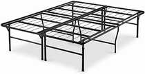 People recommend "Zinus Casey 18-Inch SmartBase Mattress Foundation | 4" High Extra for under bed storage | No box spring required "