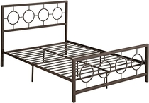 People recommend "Christopher Knight Home Doris Queen-Size Geometric Platform Bed Frame, Iron, Modern, Low-Profile, Hammered Copper"