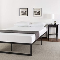People recommend "Zinus Abel 14 Inch Metal Platform Bed Frame / Mattress Foundation / No Box Spring Needed / Steel Slat Support / Easy Quick Lock Assembly, King"