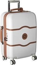 People recommend "DELSEY Paris Chatelet Hard+ Hardside Luggage with Spinner Wheels, Champagne White, Carry-on 21 Inch "