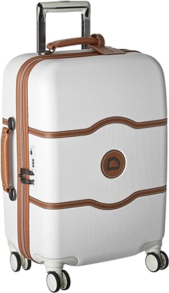 People recommend "DELSEY Paris Chatelet Hard+ Hardside Luggage with Spinner Wheels, Champagne White, Carry-on 21 Inch "