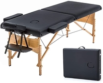 People recommend "Massage Table Portable Massage Bed Spa Bed 73 Inches Long 28 Inchs Wide Hight Adjustable Massage Table 2 Folding Massage Bed Spa Bed Facial Cradle Salon Bed W/Carry Case"