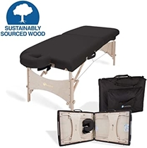 People recommend "EARTHLITE Portable Massage Table HARMONY DX – Eco-Friendly Design, Hard Maple, Superior Comfort, Deluxe Adjustable Face Cradle, Heavy-Duty Carry Case (30" x 73")"