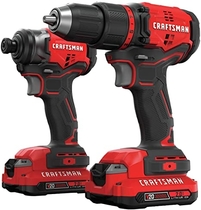 People recommend "CRAFTSMAN V20 Cordless Drill Combo Kit, 2 Tool (CMCK210C2)"