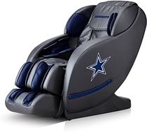 People recommend "Dallas Cowboy NFL Electric Full Body Shiatsu Massage Chair Foot Roller Zero Gravity w/Heat"