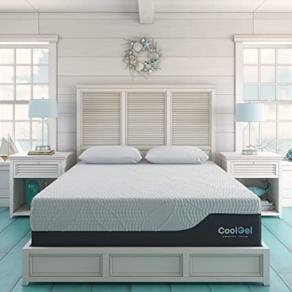 People recommend "Classic Brands Cool 2.0 Ultimate Gel Memory Foam 14-Inch 2 Bonus Pillow Mattress, King, White"