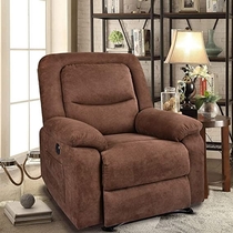 People recommend "Recliner Chair Sleeper Reading Chairs for Bedroom Oversized Linen Recliner Chairs for Living Room Theater Seating Power Recliner with Heat and Massage (Brown)"