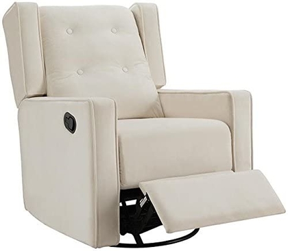 People recommend "Naomi Home Odelia Swivel Glider Rocker Recliner Cream/Microfiber"