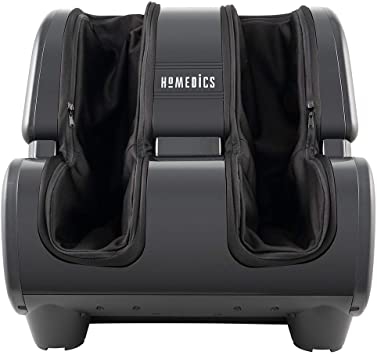 People recommend "HoMedics, Therapist Select Foot and Calf Massager Rolling Massage, 4 Programs, 3 Intensities, Adjustable Tilt for Comfort, and Washable Liners"