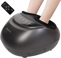People recommend "Shiatsu Foot Massager Machine with Heat and Remote Control - Electric Feet Massage with Adjustable Deep Kneading, Rolling, Air Compression for Plantar Fasciitis and Foot Pain Relief"